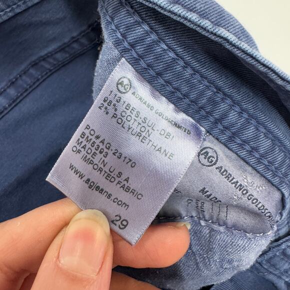 Adriano Goldschmied Jeans Mens 29 Blue Matchbox Slim Straight Pants - Picture 4 of 7